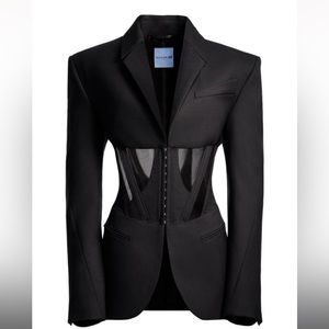 Mugler x H&M Corset-style Wool Jacket